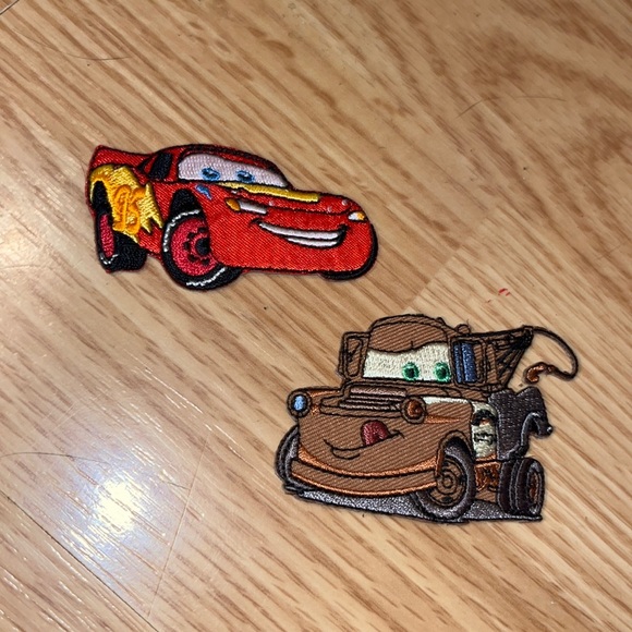 DISNEY IRON ON PATCHES Cars & Mater NEW - Picture 1 of 6